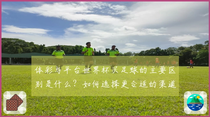 体彩与平台世界杯买足球的主要区别是什么？如何选择更合适的渠道？