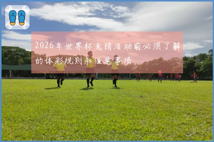 2026年世界杯竞猜活动前必须了解的体彩规则和注意事项